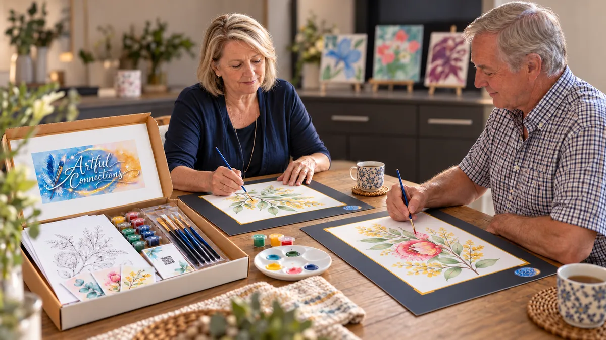  Something New in Retirement?  Try Painting Together
